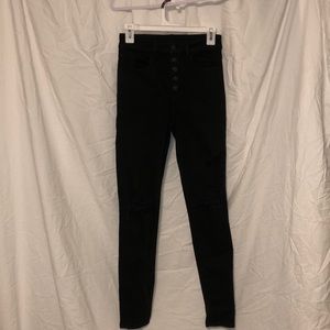 American Eagle black skinny jeans
